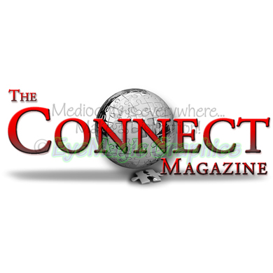 The Connect Magazine Logo (Concept, composition, copyrights, & intellectual property of Michael Phillips at Eye Magic Graphics)