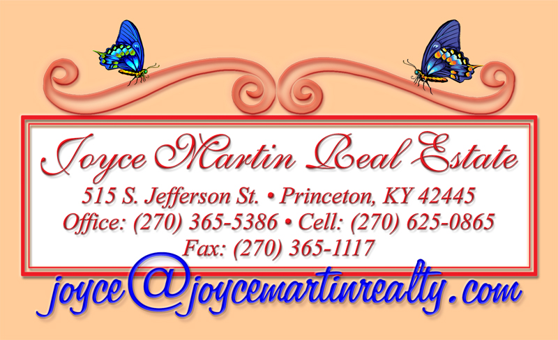 Joyce Martin Realty sign - Concept & composition by Michael Phillips at Eye Magic Graphics