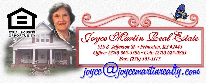 Joyce Martin Realty letterhead